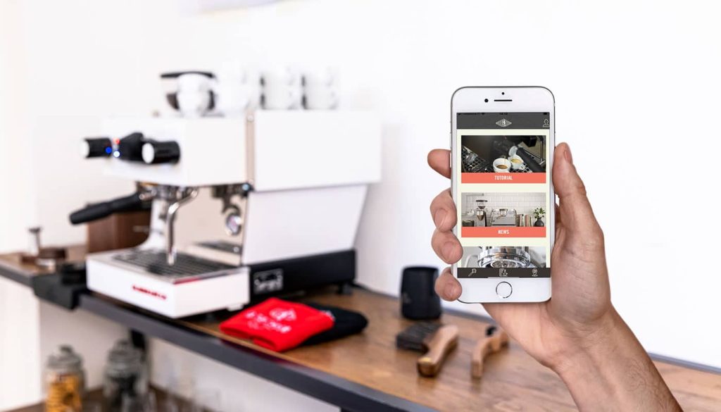Coffee machine deals connected to phone