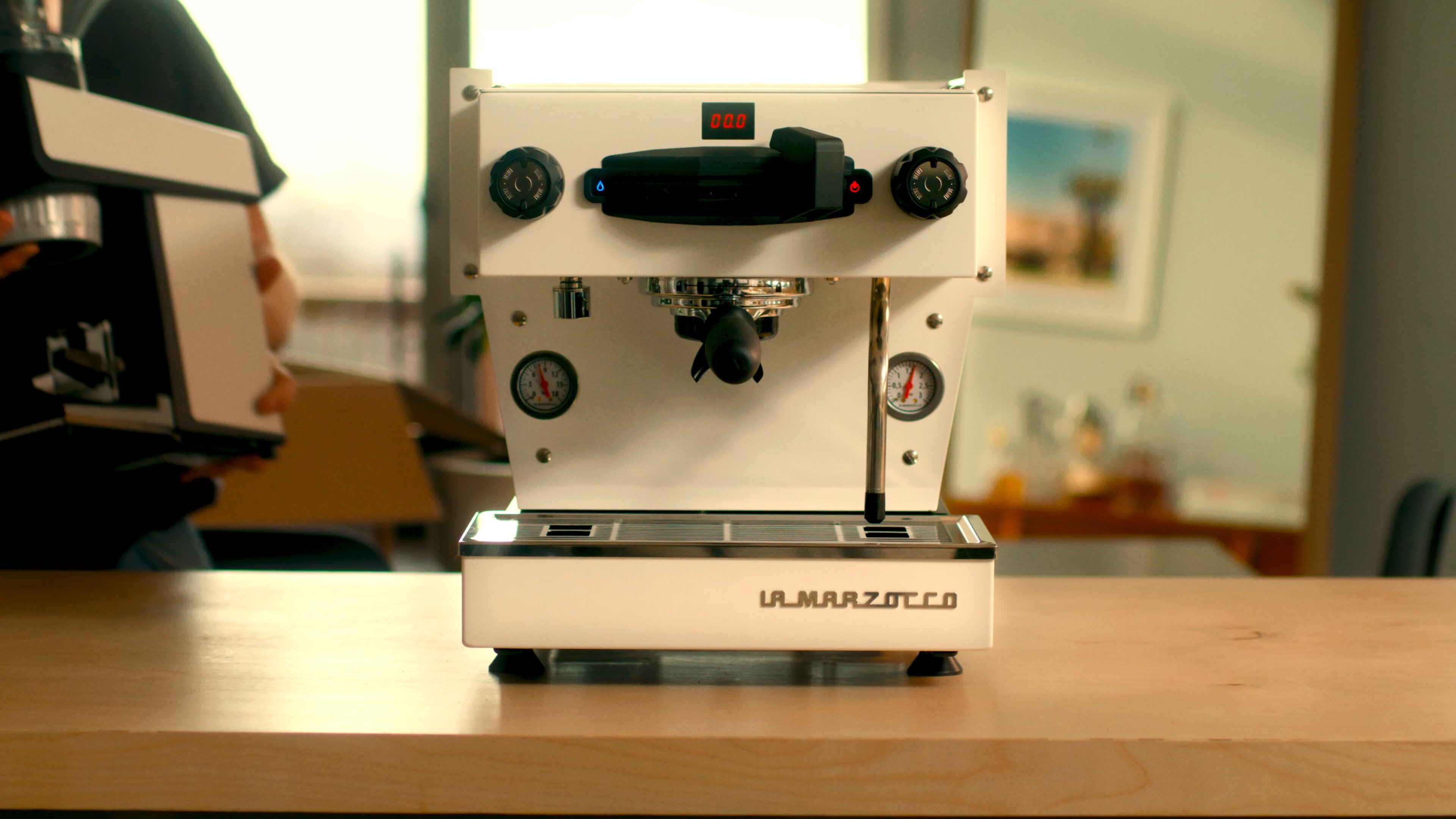 La Marzocco Linea Mini espresso machine and Pico grinder delivery