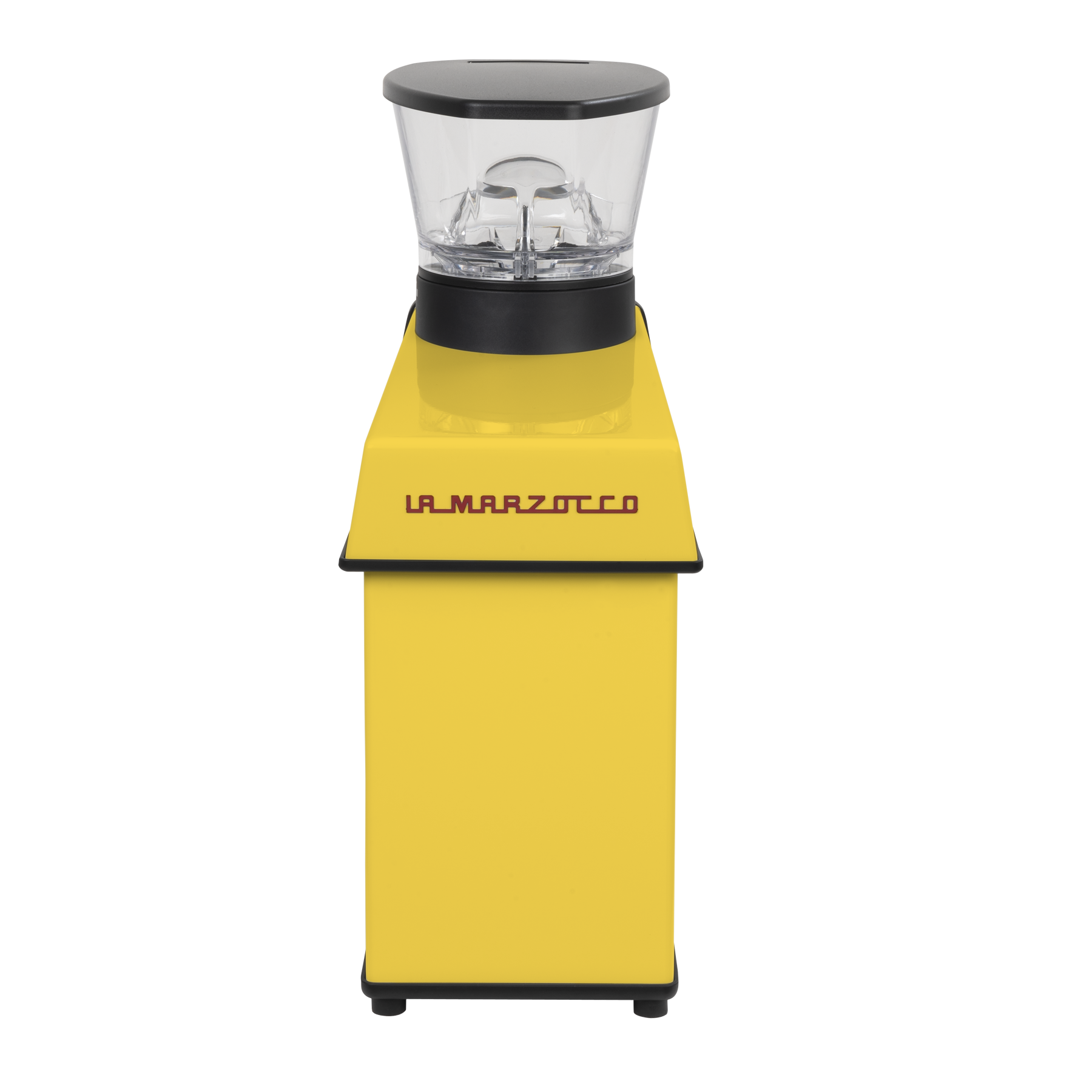 La Marzocco Pico grinder in yellow, back view